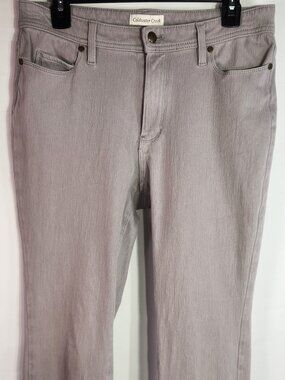 Coldwater Creek Jeans Light Gray Tapered Leg - Size 8P